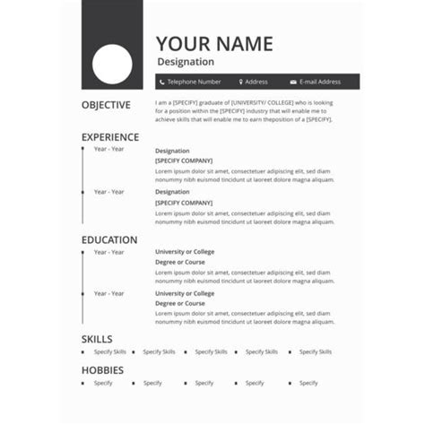 28 free resume templates pdf doc free and premium templates