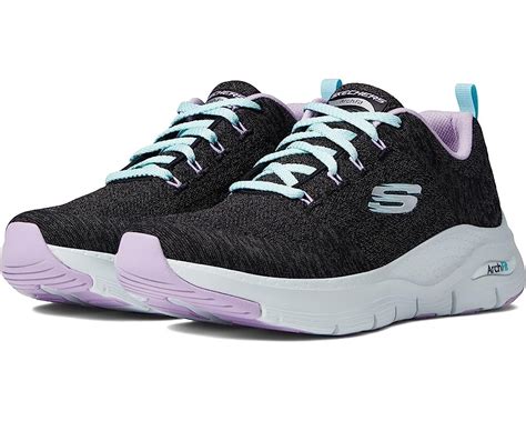 skechers arch fit comfy wave sneakers zapposcom