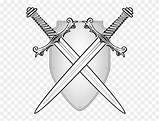 Clipart Sword Swords Crossed Two Clip Background Pinclipart Transparent High Clipartkey sketch template