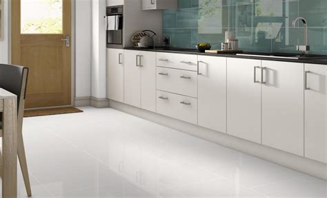 extreme white polished wall  floor tile  white tile kitchen