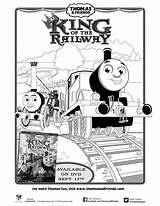 Thomas Coloring Railway King Printable Friends Pages Sheet Train Kids Movie Print Color Dvd Tweet Choose Board Printables Giveaway Sweeps4bloggers sketch template