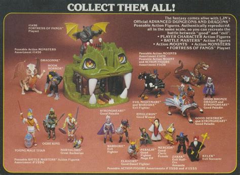 Dungeons And Dragons Toy Line Toys From The 70s And 80s