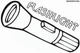 Flashlight Coloring Pages Colorings sketch template