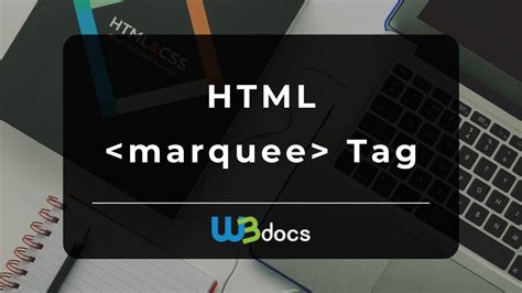 html marquee tag