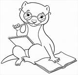 Weasel Weasels Coloringbay Tuesdays sketch template