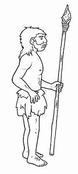 Steinzeit Neandertaler Evoluzione Ominidi Homo Erectus Primitivos Malvorlage Menschen Neanderthal Stampare Scritta Sull sketch template