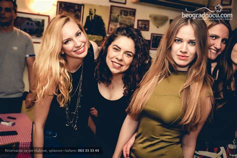 Belgrade Serbia Night Clubs Classify And Place People