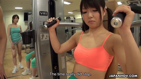 japan hdv fit japanese honey tomomi nailed in the gym