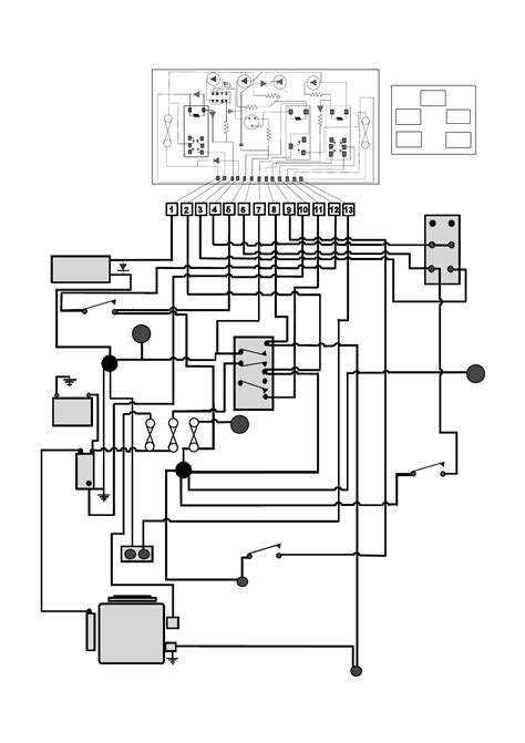 tractor wiring diagram countax garden tractor user manual page   original mode