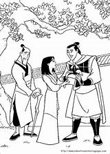 Mulan Coloring Pages Printable sketch template