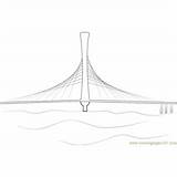 Coloring Yamuna River Bridge Pages Bridges Coloringpages101 Kids sketch template