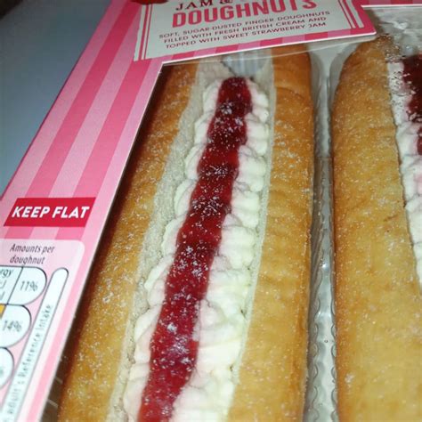supersupergirls food reviews aldi jam cream donut