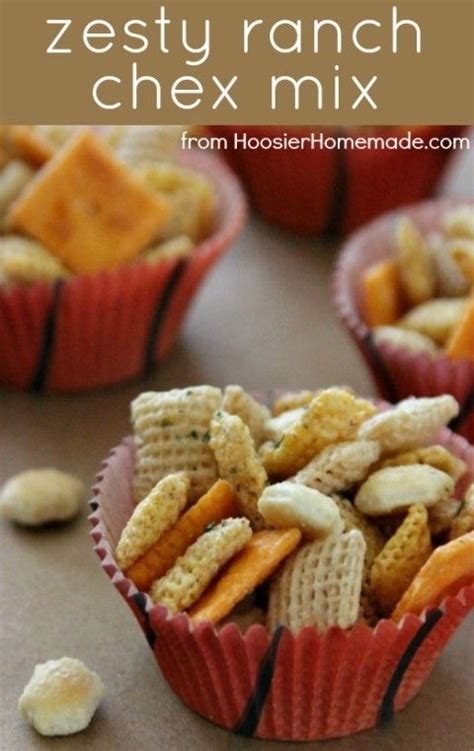 zesty ranch chex mix recipe on
