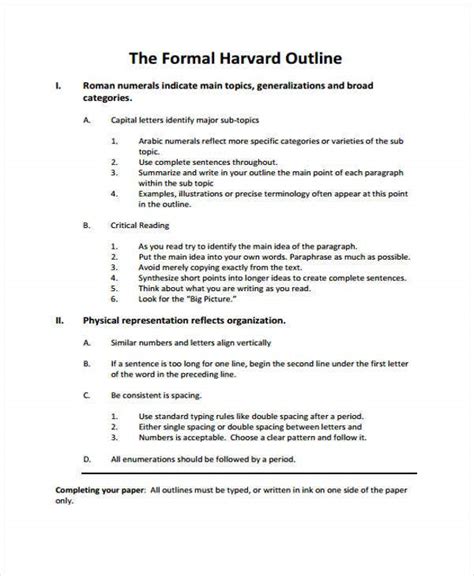 harvard outline format  top  harvard admissions essays