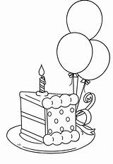 Birthday Happy Coloring Pages Printable 1st Color Kids Drawings Draw Choose Board sketch template