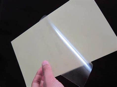 papel adhesivo transparente maylar laser  hojas carta envio gratis
