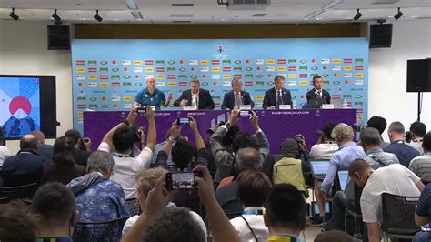 Press Conference Rugby World Cup 2019 Update Youtube