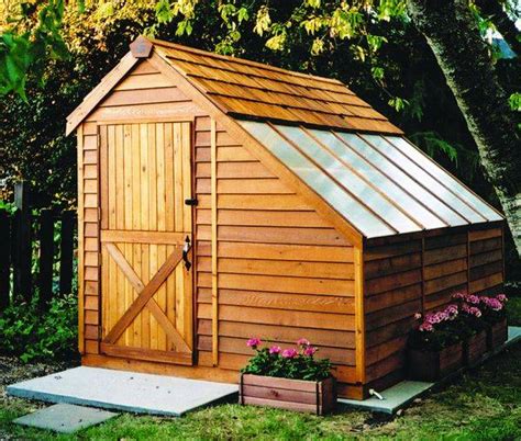 cedar greenhouse kit    sh