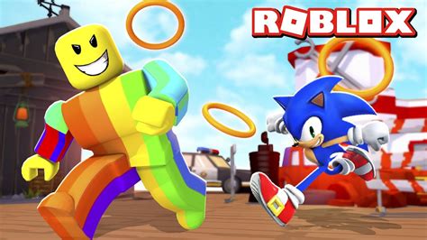 Playing The Best Sonic Game In Roblox Youtube