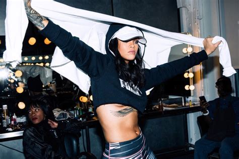 back to her breast rihanna flashes underboob in new campaign daily star