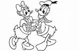 Duck Daisy Donald Coloring Drawing Pages Mickey Colour Clipart Roadster Racers Wallpaper Cliparts Sketch Template Clip Dancing Popular Library Coloringhome sketch template
