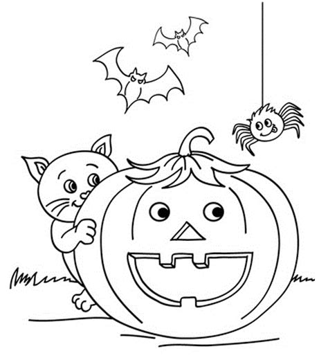 halloween color pages  kids october coloring home
