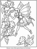 Coloring Pages Fairy Colouring Dover Publications Adult Horse Butterfly Welcome Choose Board Color Book sketch template