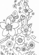 Flori Colorat Planse Sfatulmamicilor Curcubeu sketch template