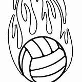 Volleyball Coloring Pages Getdrawings Color Getcolorings Printable sketch template