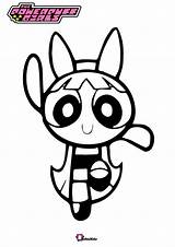 Coloring Powerpuff Blossom Girls Pages Bubakids Cartoon Girl Puff Power Choose Board sketch template