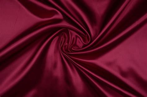 poly satin dark red yes fabrics