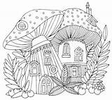 Coloring Pages Adults Fairy House Printable Colouring Book Color Adult Books Tales Choose Board Drawings Sheets Kids Cleverpedia sketch template