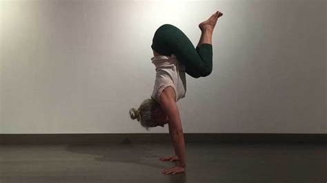 kathryn budig challenge pose bent knee handstand pike yoga challenge