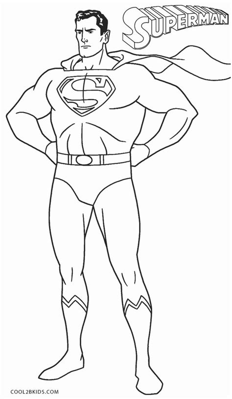 printable coloring pages superman printable templates