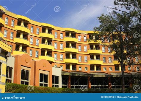 modern hotel building stock photo image  flats office
