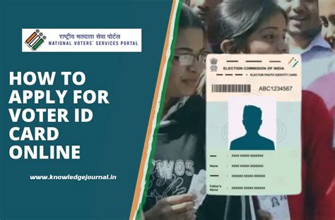 How To Apply Voter Id Card Online Knowledge Journal