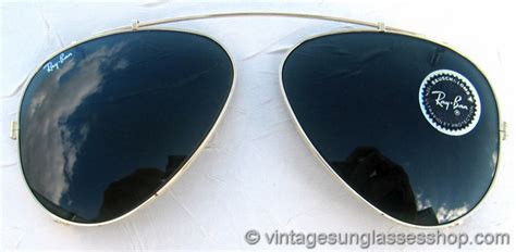 Ray Ban 58mm G 15 Aviator Clip On Sunglasses