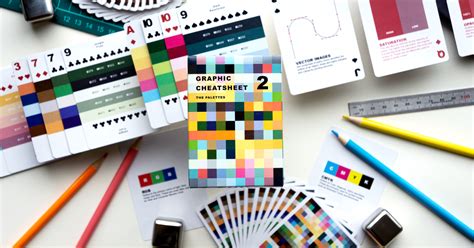graphic cheatsheet   palettes playing cards indiegogo
