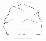 Rock Draw sketch template