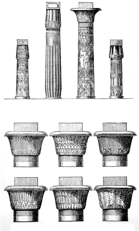 egyptian columns ancient egypt egypt architecture photo