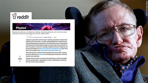 stephen hawking answers questions on reddit ama