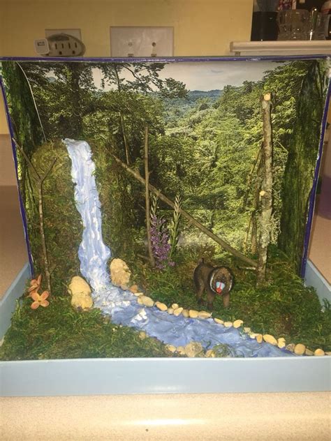 monkey habitat diorama google search rainforest project habitats