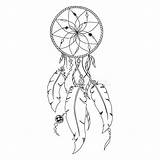 Catcher Dreamcatcher Attrape Reve Henna Incroyable Doodles Mehndi Monochrome Atrapasue Archivo Vignettes Sterren Maan Zon sketch template
