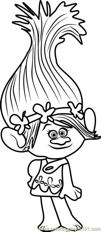 princess poppy  trolls coloring page poppy coloring page trolls