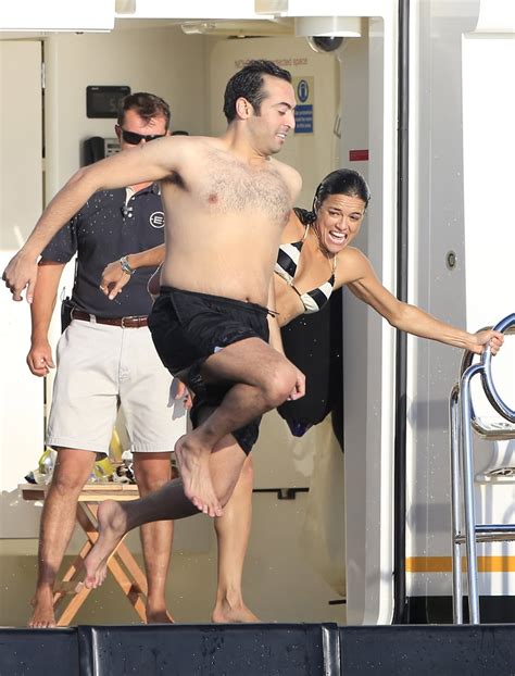 Michelle Rodriguez In A Bikini In Ibiza 2014 Pictures