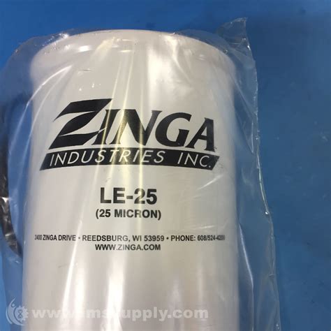 zinga industries le 25 spin on filter ims supply