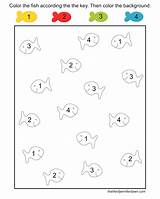 Coloring Goldfish Pages Printable Kids Color Number sketch template