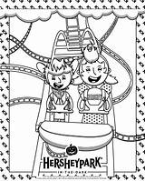 Coloring Hershey Park Pages Aunt Milton Printable Cut Kids Color Outs Hersheypark Fun Theme Dark Hersheypa Template Peep Bo Chocolate sketch template
