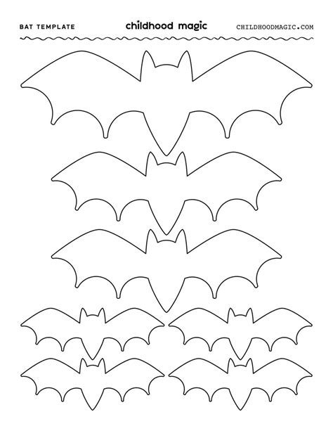 halloween bat template printable