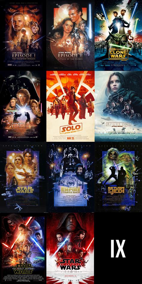 star wars movies collection star wars posters wallpaper starwars